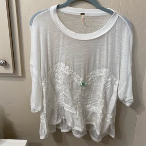 Free People Fall In Love T-shirt. EUC sz XL